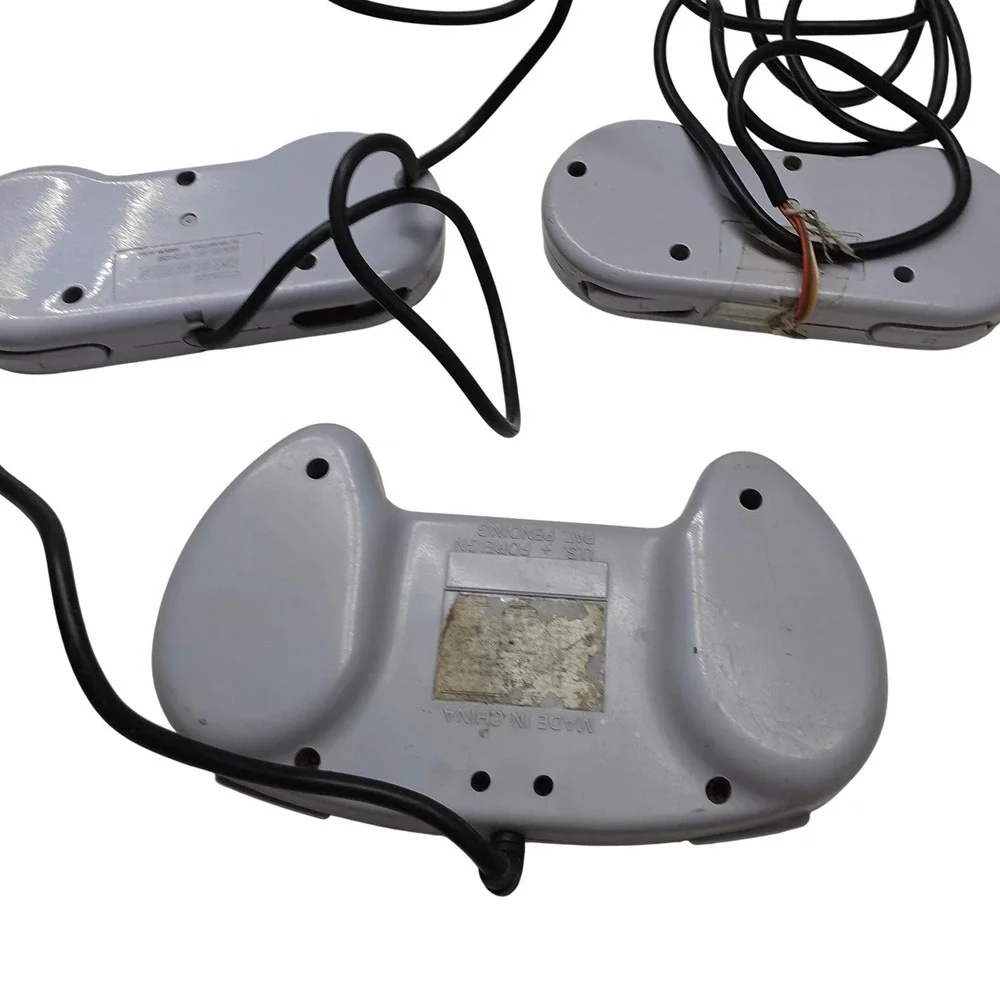 Nintendo SNES Controller Lot SNS-005 Triax‎ Turbo Touch 360 Untested For Parts